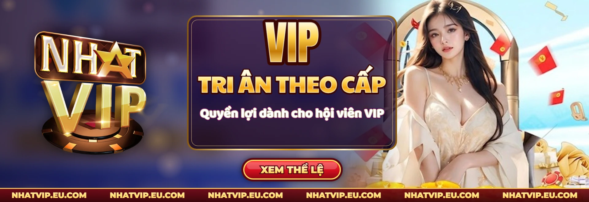 Banner tri ân hội viên theo cấp Nhatvip