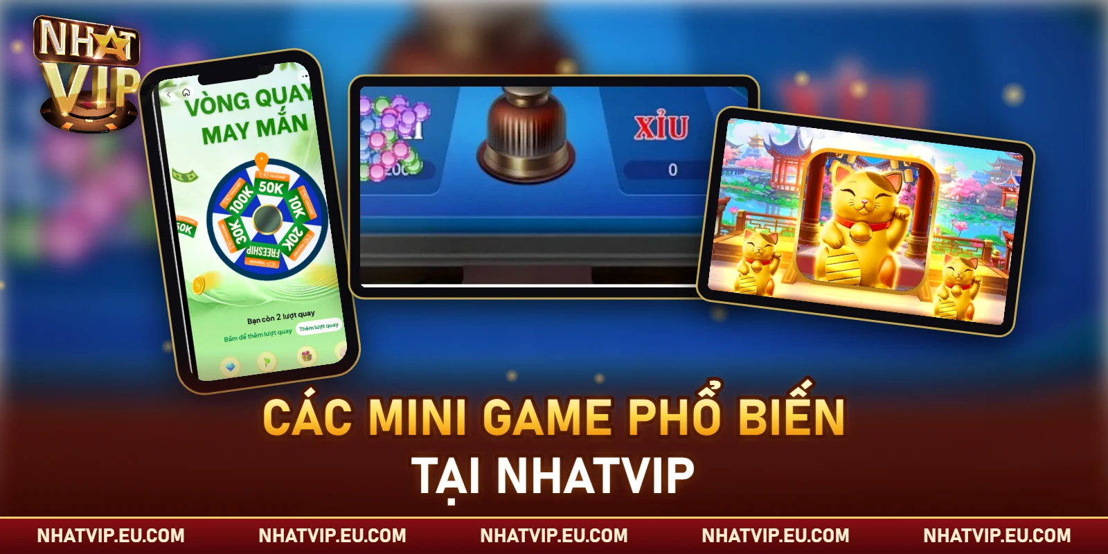 Các mini game phổ biến tại Nhatvip