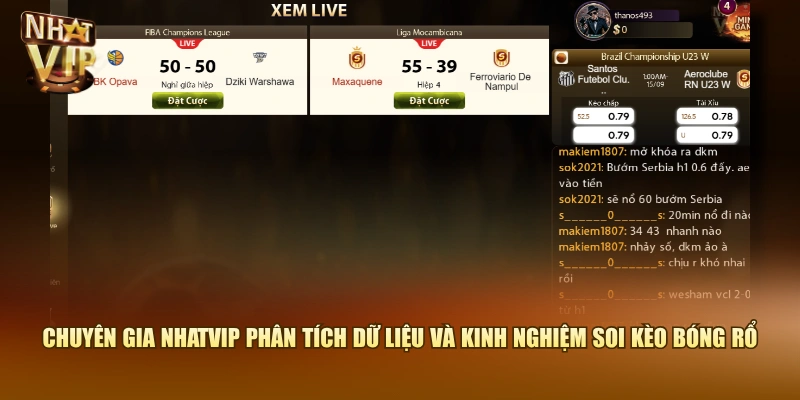 Kinh nghiệm phân tích kèo bóng rổ tại Nhatvip