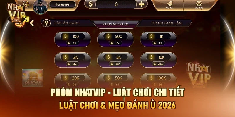 Phỏm Nhatvip – Luật Chơi Chi Tiết Và Mẹo Đánh Ù Thắng Lớn Phỏm Nhatvip – Luật Chơi Chi Tiết Và Mẹo Đánh Ù Thắng Lớn